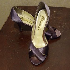 Michaelangelo Plum Heels - 8